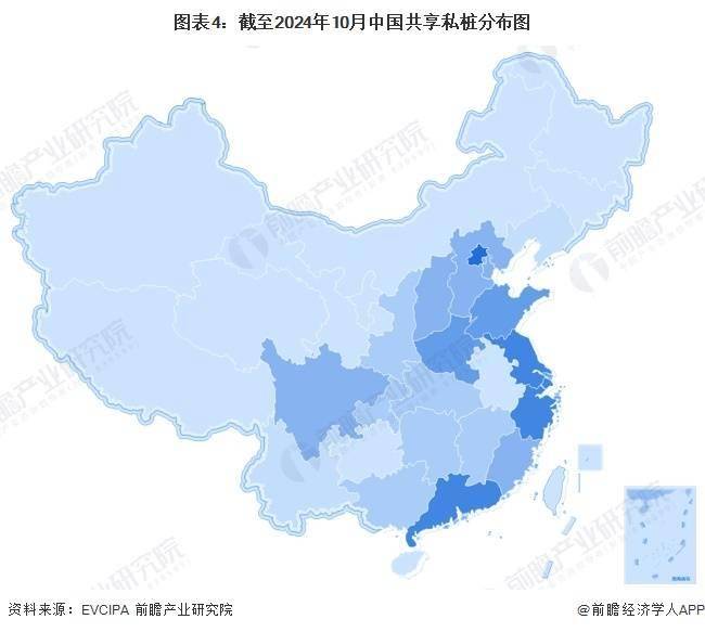 K8·凯发：2024中国电动汽车充电桩分布概览：公共与共享私桩地域差异显著！(图2)