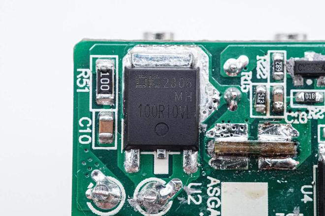 K8·凯发：内置东科DK8607AD合封氮化镓芯片mophie67W氮化镓充电器拆解(图10)